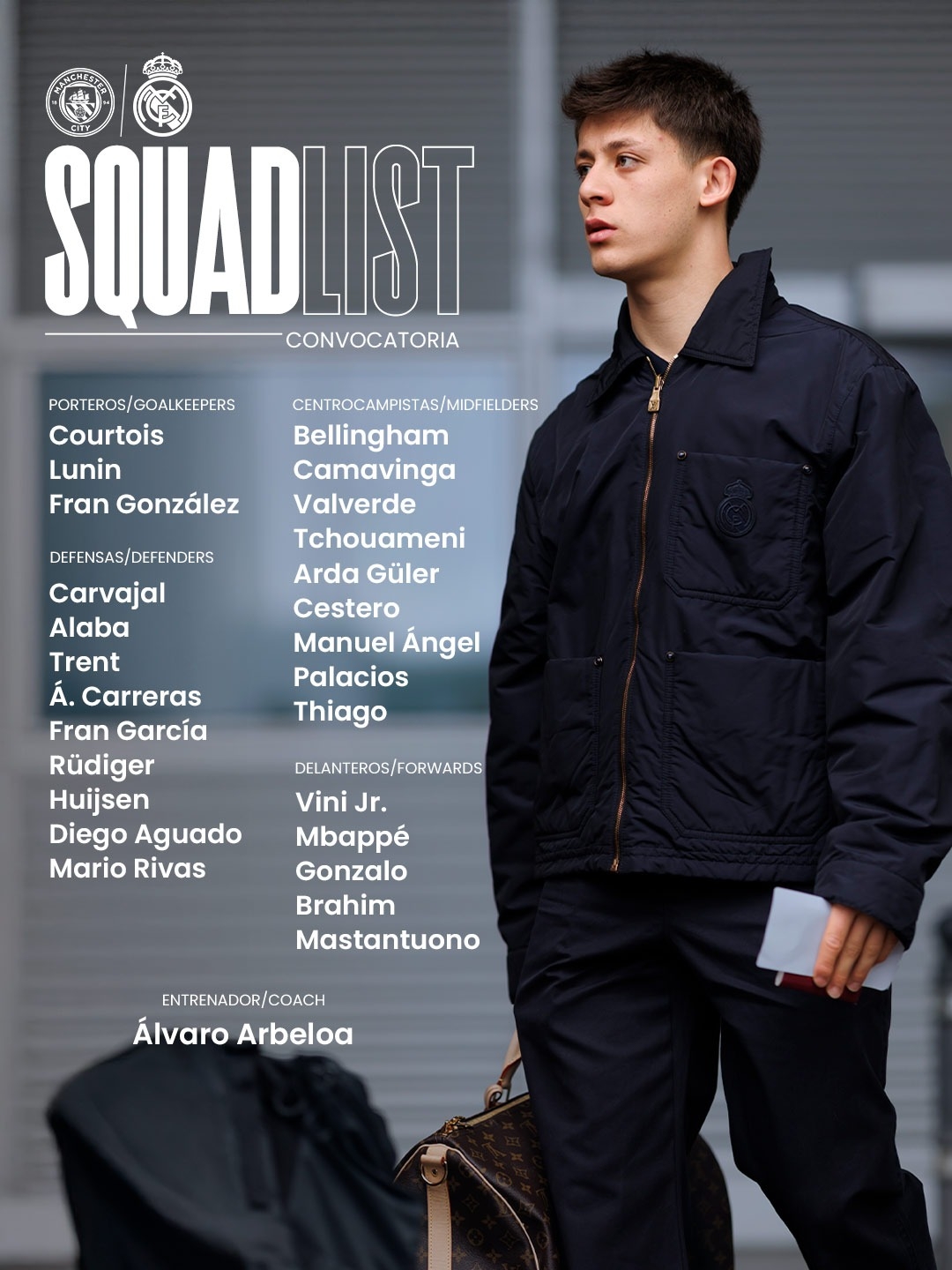 开云官方网站-皇马客战曼城名单：姆巴佩、贝林、卡雷拉斯回归！含4名18岁小将